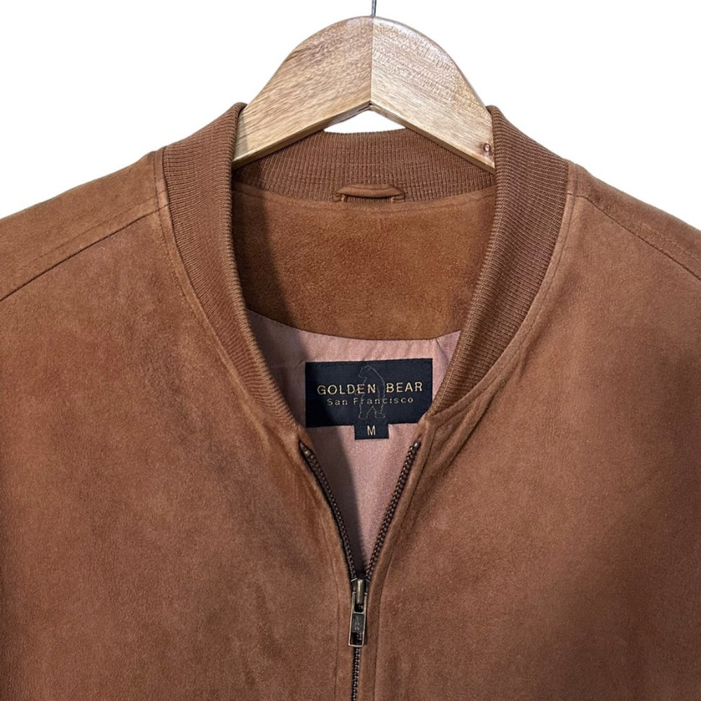 Golden Bear Suede Baseball Jacket - Men's medium - Picture 2 of 14